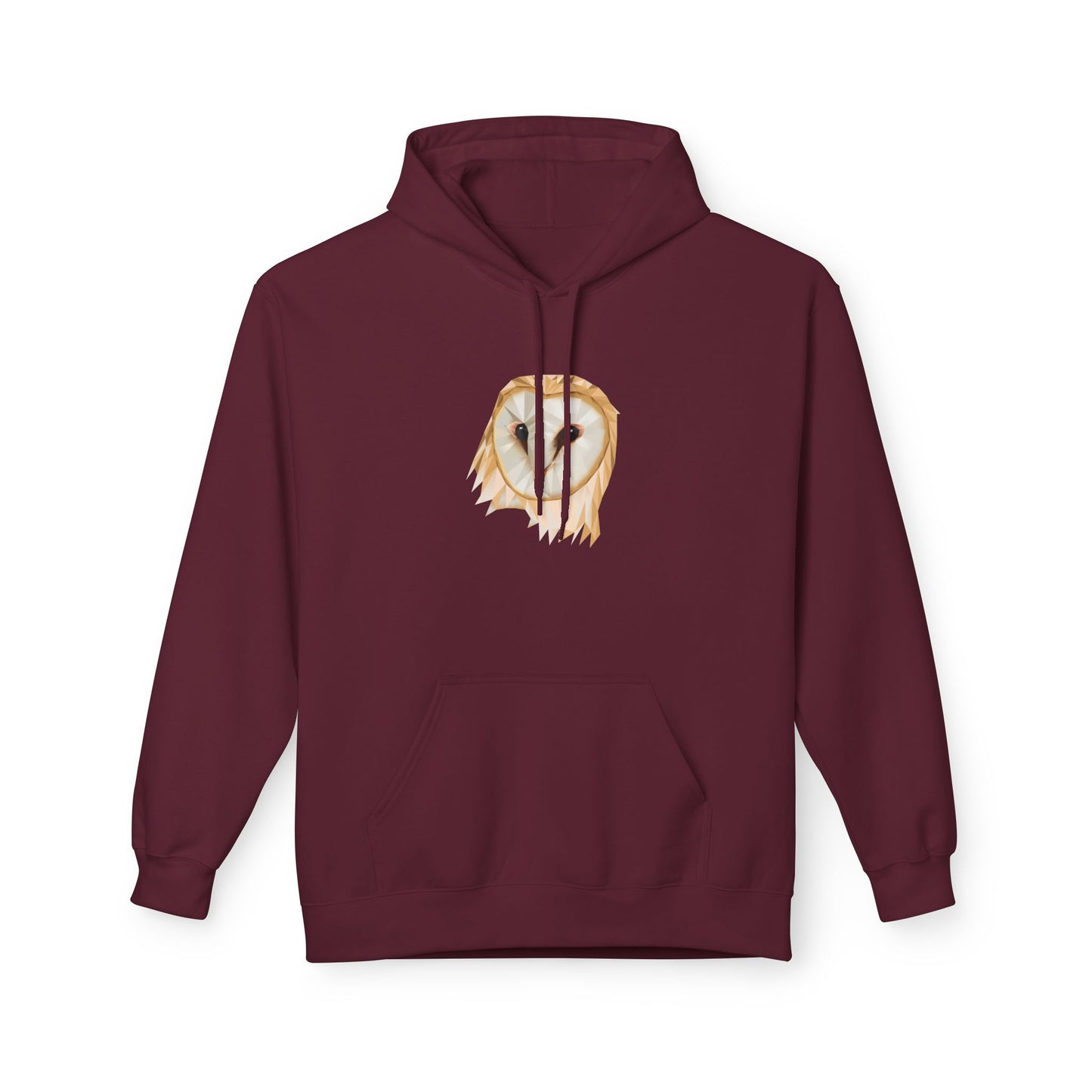 Warm Heart Owl Hoodie, Cozy Unisex Fleece Sweatshirt, Gift for Animal Lovers, Cute Owl Apparel, Fall Fashion