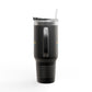 Travel Mug with Inspirational Quote, Insulated 40oz Coffee Tumbler, Perfect for Road Trips, Gifts for Students, Motivational Drinkware