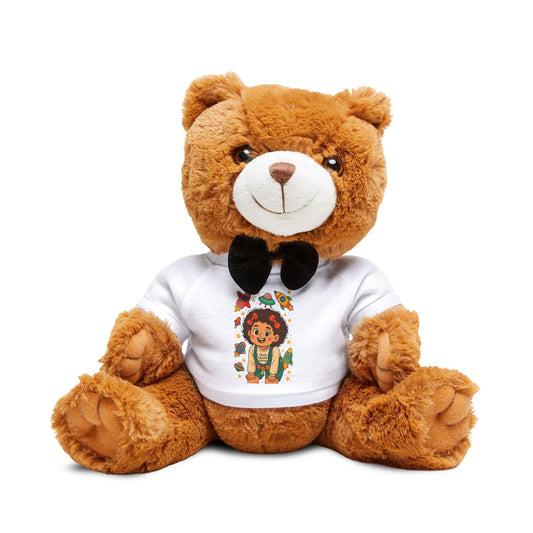 Adorable Teddy Bear with Customizable T-Shirt, Perfect Gift for Kids, Birthdays, Baby Showers, Cuddly Companion, Cute Home Decor