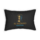 Philosopher's Digital Art Lumbar Pillow, Modern Home Decor, Sofa Pillow, Philosophy Gift, Cozy Throw Pillow