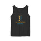 Unisex Philosopher Digital Tank Top, Casual Summer Wear, Gift for Intellectuals, Beach Outing, Philosophy Lovers Gift