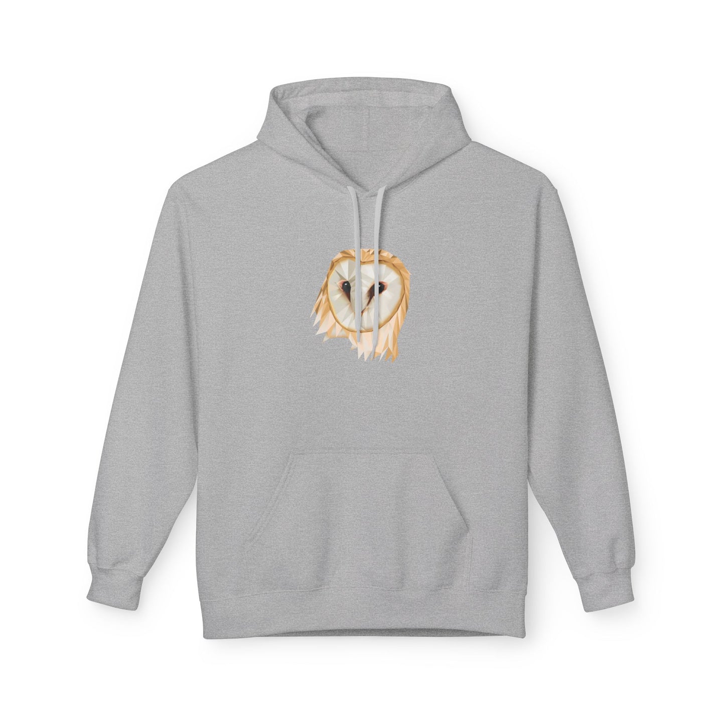 Warm Heart Owl Hoodie, Cozy Unisex Fleece Sweatshirt, Gift for Animal Lovers, Cute Owl Apparel, Fall Fashion